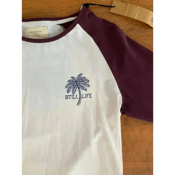 T-Bar Cotton On Baseball Tee Men’s Shirt Sz. S - Picture 4 of 5